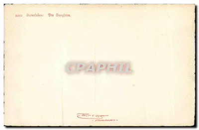 Interlaken: Jungfrau — Thur & Oyger, Fläscheden, n° 5269 — Rewers