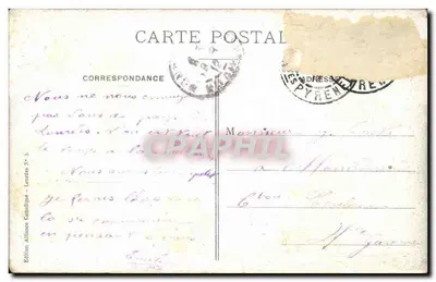 Lourdes — Statua Świętego Michała — Krzyż Brotonów — N°5 — Rewers