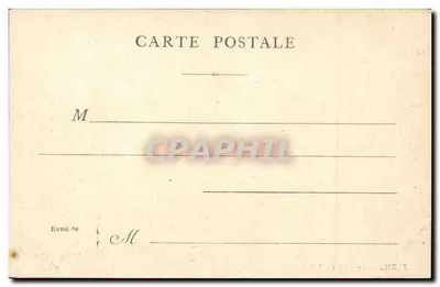 Paryż — Rue de Rivoli — wydawca nieznany, numer serii niewidoczny — Rewers