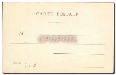 Paris — O Monumento de Gambetta — Verso
