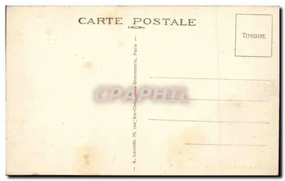 Il Bois de Boulogne – Il Lago — A. L. (n°71) — Verso