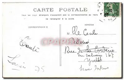 Sacre-Cœur de Montmartre — vista desde a Rue de la Barre — editor L. Garist — Verso