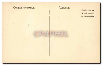 Domek Invalidów — Paryż VII — Série B.P. n°238 LL — Rewers