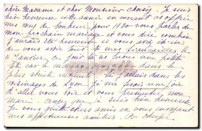 Crianças e cachorro em trenó — cena invernal — Bonnie Amiog, n° 4531 — Verso