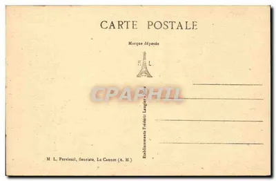 Le Cannet (A.M.) — O Boulevard Carnot — editor Frédéric Laugier, n° 499 — Verso