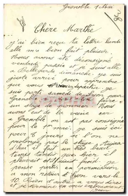 Grenoble — O Teleférico e o Moucherotte (1906m) — Verso