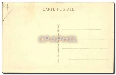 Obernai — Katedra św. Piotra i Pawła — Braun & Cie, nr 563 — Rewers