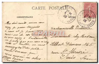 Igreja Saint-Laurent — Paris — n° 138 — Verso