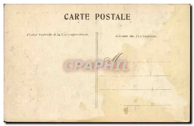 Parijs — Het Hôtel-de-Ville — uitzicht met de brug van de rue de Rivoli — Achterkant