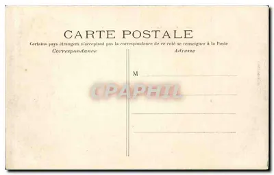 París - El Bois de Boulogne — La Cascada — C.M. n°153 — Reverso