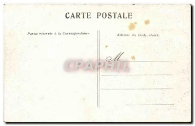 Paryż — Święty Germain w Auxerrois — widok katedry i placu — Rewers