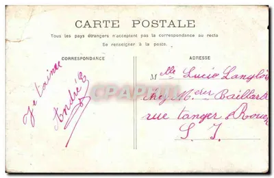 Paris - Place de la Bastille — coluna da Bastilha com estátua de anjo — editor INDOCE — Verso