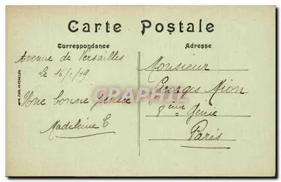 Paryż — Most Alexandre III — Wydawca CEMA, Versailles — Rewers