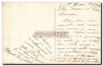 Młody mężczyzna z bukietem — Dobra rok — REX 4263 — Rewers