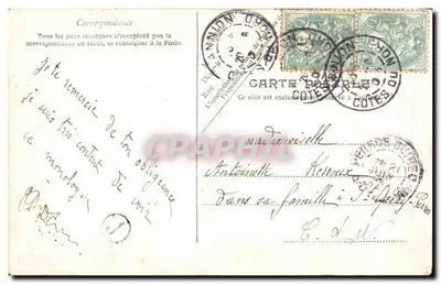 Marmiton e Soubrette — cena cômica — editor não identificado, n° de série 7855 — Verso