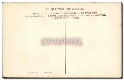 Corot — Pejzaż — Muzeum Louwra — Rewers