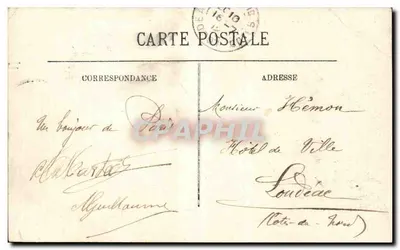 Paryż — Plac Vendôme i Kolumna — LL 1172 — Rewers