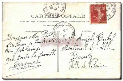 PARYŻ — Katedra Notre-Dame — widok fasady z rożnem i wieżami — Rewers