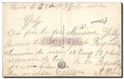 Muzeum Louwru — Galeria Apollon — J.A.N. Paryż — Rewers