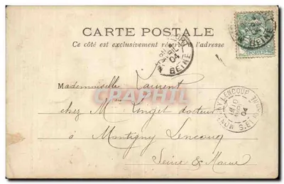 Kościół Świętego Germain w Auxerrois — Paryż — L. J. & Cie, Angoulême-Paryż — Rewers