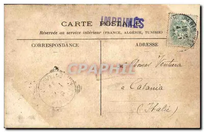Paris — Porta Saint-Denis — Impressa por CPAPHIL — Verso