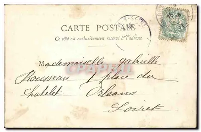 Paryż - Les Champs-Élysées przy rond-point — wydawca anonimowy, nr 483 — Rewers