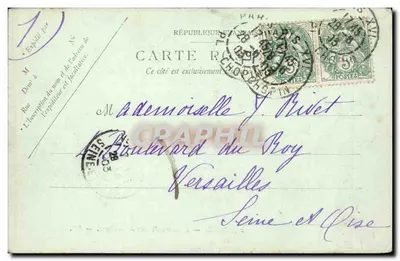Paris — A Avenida do Bois de Boulogne — LL. n° 257 — Verso