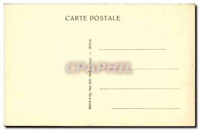 Święta Genewiewa — Katedra św. Remigiusza, Reims — Braun & Cie, Paryż — Rewers
