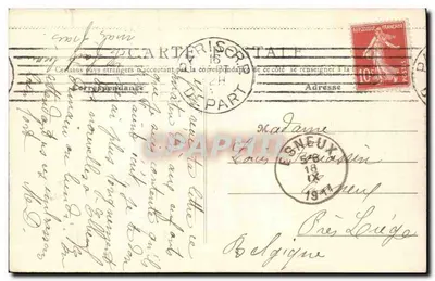 Paryż - Plac Carrousel — B.F., Paryż — nr 43 — Rewers