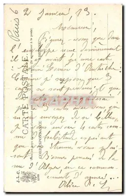 Paryż — Teatr Odéon — J.L.C. n°39 — Rewers