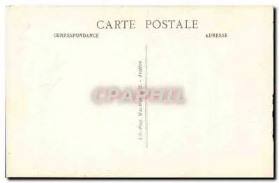 Vézelay Histórico — O Guichet da Terrasse em 1754 — Editor não identificado — Verso