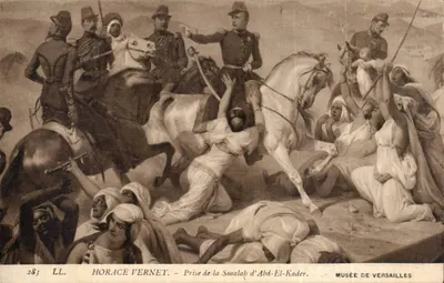 Tomada da Smalab de Abd-El-Kader — Horace Vernet — Museu de Versailles