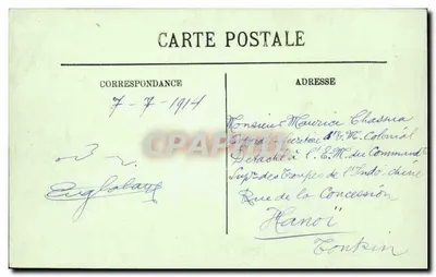 O Molino de Longchamp — Paris — LL. — n° 1591 — Verso