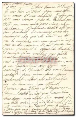 Menina com um cesto de flores — Boa Ano — DIX 1044/s — Verso