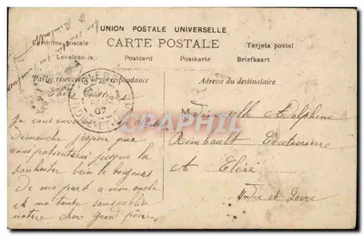 Criança e criança invertida em um cenário floral — Gendri Bébébeur, n°996 — Verso