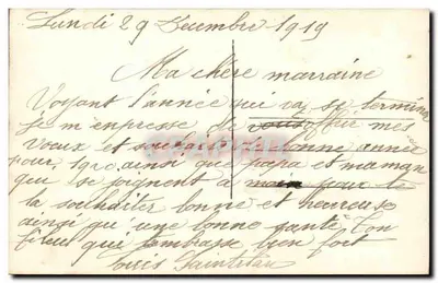 Enfant avec bouquet — paysage avec église — éditeur inconnu — Verso