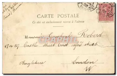 Fontaine du Luxembourg — Jardin des Médicis — éditeur anonyme, n° 1004 — Verso