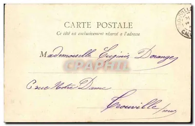 PARYŻ — Katedra Sorbonny — B. F., Paryż — Rewers