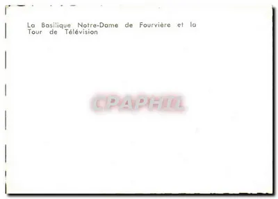 Bazylika Notre-Dame de Fourvière i Wieża Telewizyjna — Rewers