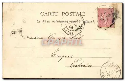 Paris - A Igreja do Sagrado Coração — editor desconhecido, n°6 — Verso