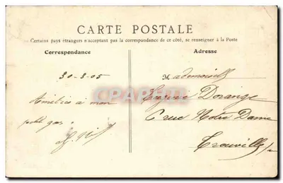 Paryż — Hôtel de Ville — Grande Salle à Manger — B.E. Paris, n°93 — Rewers