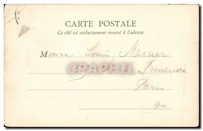PARIS — Louvre — Kolumnada — B.E. PARIS, nr 54 — Rewers