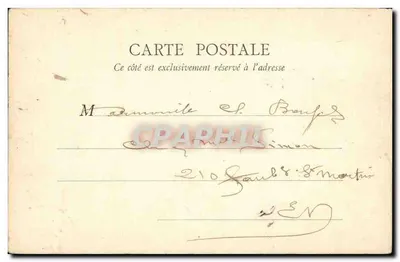 PARYŻ — Kolumna Vendôme — B. F., Paryż, nr 76 — Rewers