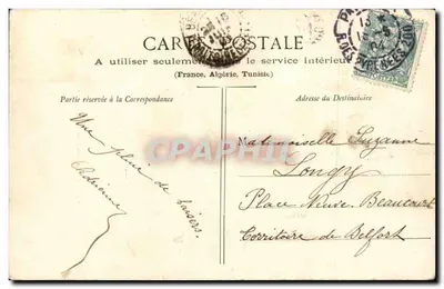Paris - Coluna da Bastilha — A. Taride, Paris — Verso