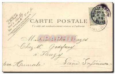 Paryż — Kościół Notre-Dame-de-Lorette — P.P.C. — Paryż — Rewers