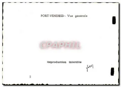Port-Vendres — ogólne widok — n°5 — Rewers