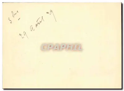 Blois - O Castelo — The Castle — AP — Verso