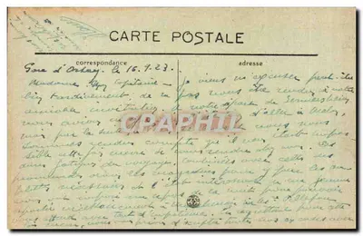 Paris — Avenue de l'Opéra — M. J. — n° 535 — Verso