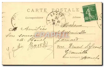 Paryż — Ogólny widok mostu Alexandre III — C.M. n°172 — Rewers