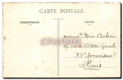 Paris - Le Pont Alexandre (de profil) — éditeur A. Autord, n° 312 — Verso